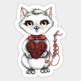 Cat boy Sticker